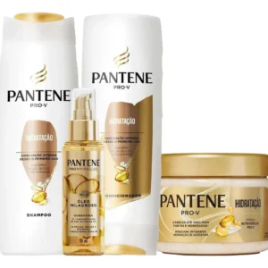 Kit Pantene Hidratação Shamp + Cond + Másc Hidratação + Óleo